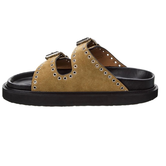 Isabel Marant Lennyo Suede Platform Sandals 38 - Picture 5 of 7